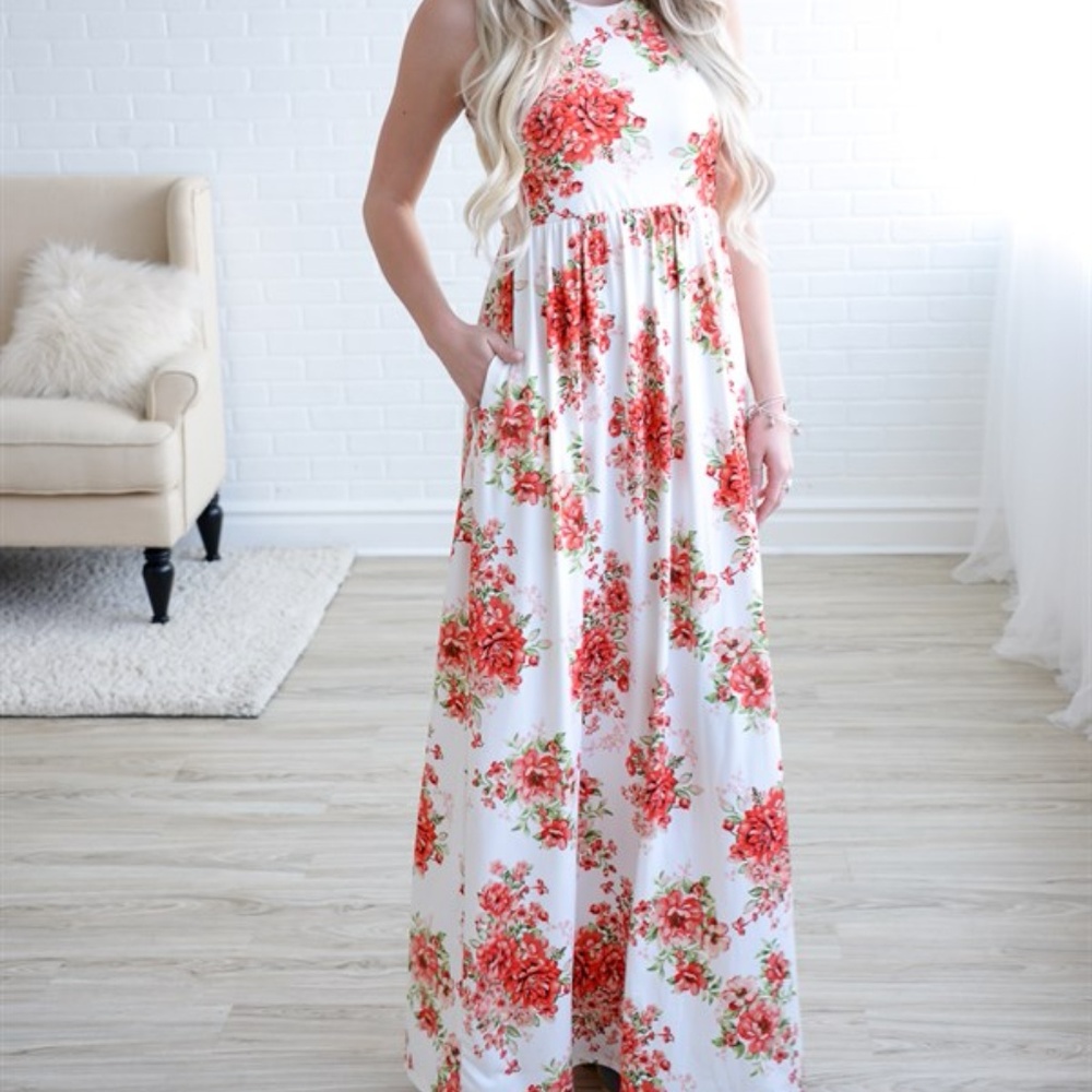 Floral Maxi Dress New Never worn